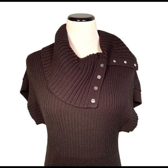 White House Black Market Cowl Neck Sweater Dress - Picture 3 of 6
